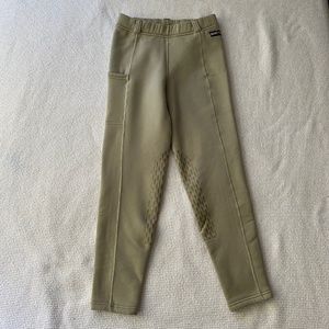 Kerrits Kids' Power Stretch Pocket Knee Patch Tight - Fleece Lined